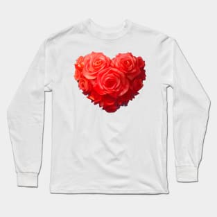 Heart Full OF Roses (Valentines Special) Long Sleeve T-Shirt